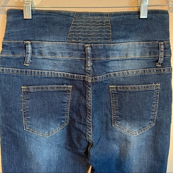 Palmer Heritage Exposed Button Fly Skinny Jeggings - Picture 7 of 10